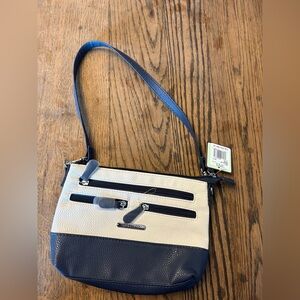 Stone & Co. Blue and White Crossbody Bag